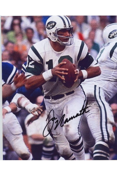 Joe Namath 8x10 Photo Signed Autograph NY Jets HOF Broadway