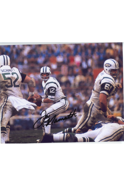 Joe Namath 8x10 Photo Signed Autograph NY Jets HOF Broadway