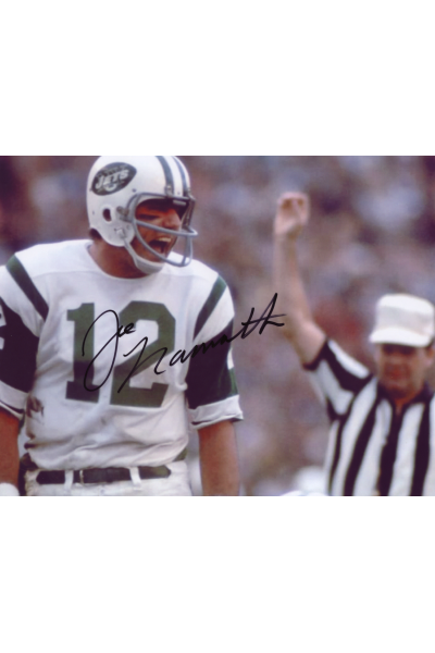 Joe Namath 8x10 Photo Signed Autograph NY Jets HOF Broadway