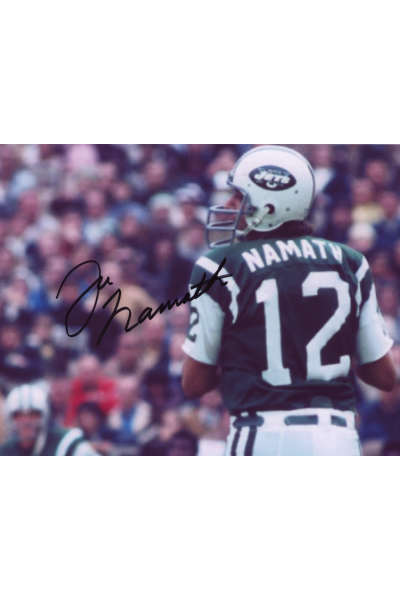 Joe Namath 8x10 Photo Signed Autograph NY Jets HOF Broadway