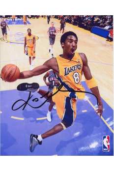 Kobe Bryant 8x10 Signed Autograph COA Lakers HOF Windmill Dunk