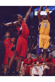 Kobe Bryant 8x10 Signed Autograph COA Lakers HOF Jump Shot Yellow Jersey