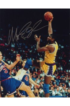 Magic Johnson 8x10 Photo Signed Autograph COA Lakers Sky Hook