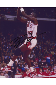 Michael Jordan 8x10 Signed Autograph COA Bulls Tarheels
