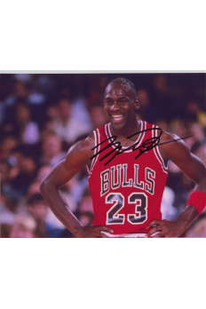 Michael Jordan 8x10 Signed Autograph COA Bulls Tarheels