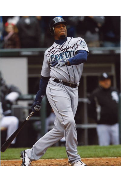 Ken Griffey Jr 8x10 Photo Signed Autograph COA HOF Mariners