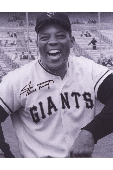 Willie Mays 8x10 Photo Signed Autograph COA HOF Giants Posed Big Smile